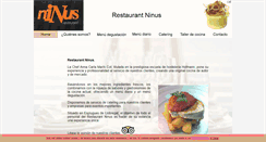 Desktop Screenshot of ninusrestaurant.com
